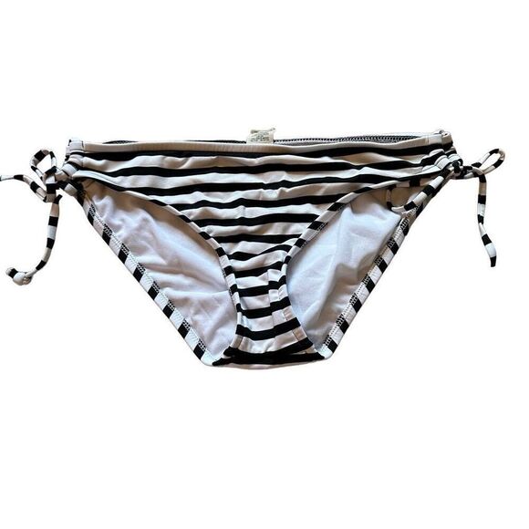 Mossimo black and white striped bikini bottoms - Picture 1 of 6